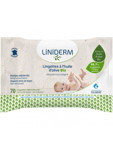 Gilbert Lingettes à l'Huile d'Olive BIO Extra Douces