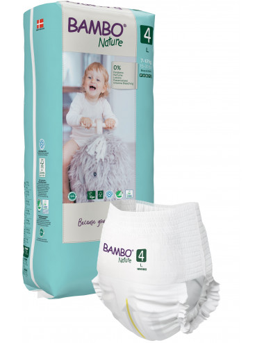 Bambo Nature – Couches-culottes d'apprentissage Taille 4 (7-14 kg)