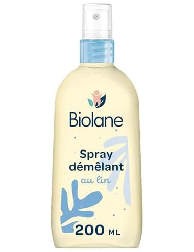 Biolane Spray Démêlant Sans Rinçage Anti-Nœuds – 125 ml