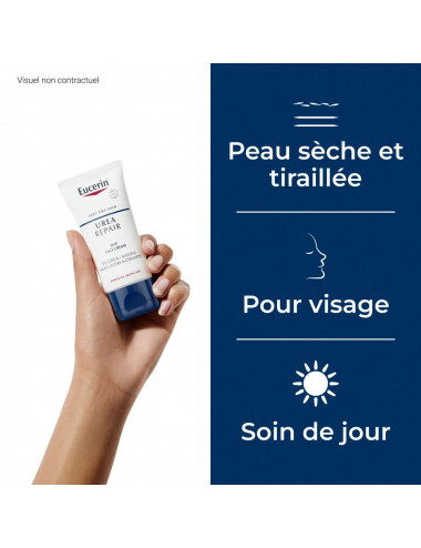 Eucerin UreaRepair Crème Visage 5% d'Urée Hydratante – 50 ml