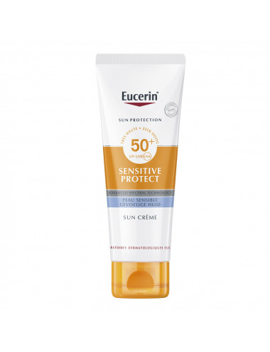 Eucerin Sun Protection Sensitive Protect Crème Visage SPF 50+ – 50 ml