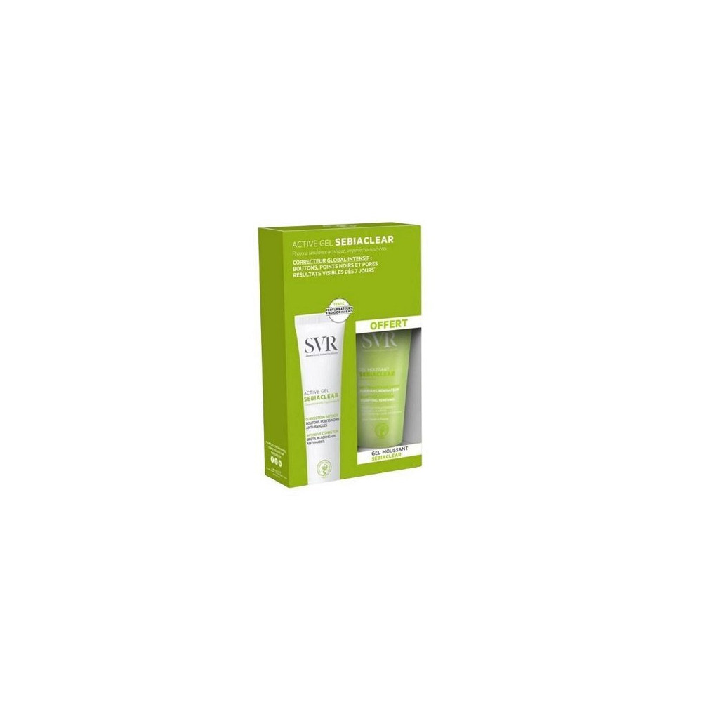 SVR Sebiaclear Set Active Gel + Gel Moussant