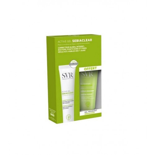 SVR Sebiaclear Set Active Gel + Gel Moussant