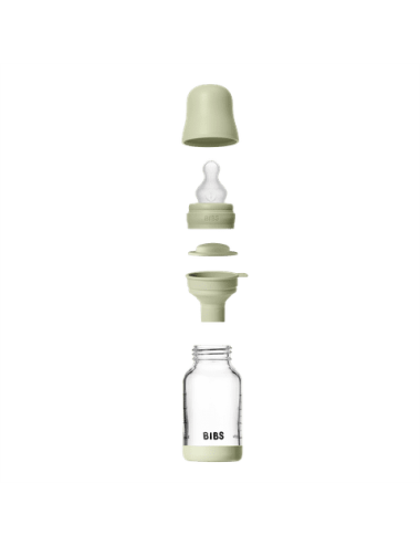 BIBS Biberon en verre 120 ml  Silicone- Sage