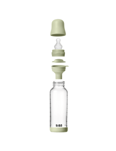 BIBS Biberon en verre 240 ml  Silicone- Sage