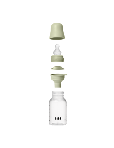 BIBS Biberon en plastique 150 ml  Silicone - Sage