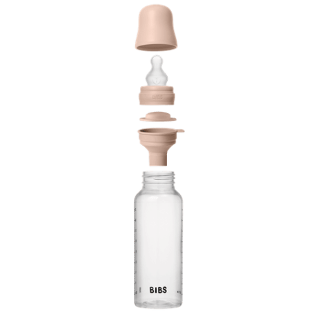 BIBS Biberon en plastique 270 ml  Silicone - Blush