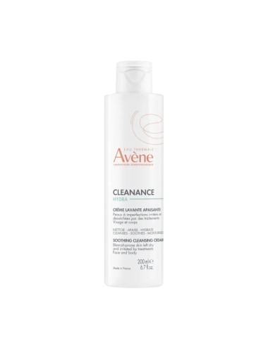 Avène Cleanance Hydra – Crème Lavante Apaisante (200 ml)